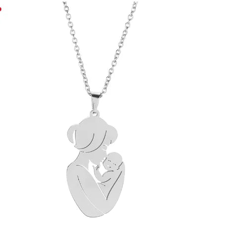 18k Gold Plated Mother's Love Necklace (One Piece)